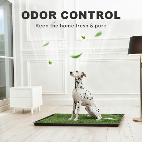 HQ4US Dog Grass Pad with Tray (XL - 45" x 34" for Dog＜ 38'' Length)