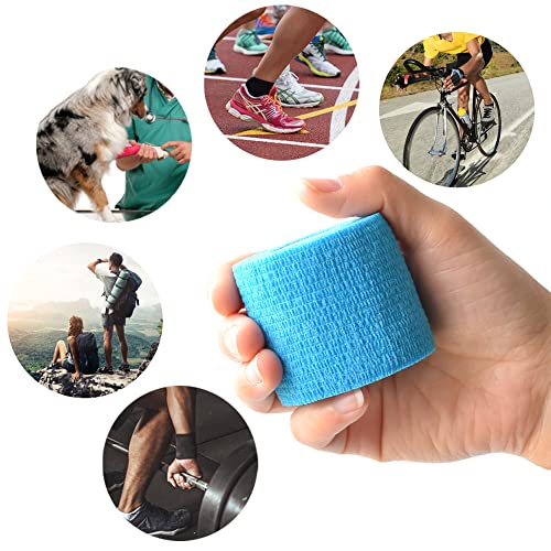 2 Inches Self Adhesive Bandage Wrap (2 Inch / Light Blue)