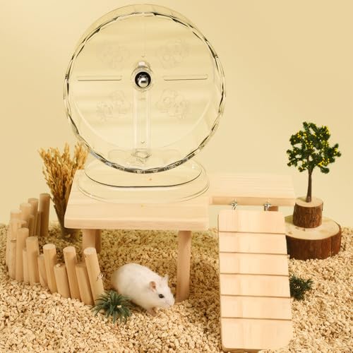 7.1in Small Hamster Wheel for Dwarf Hamsters (7.1inch)