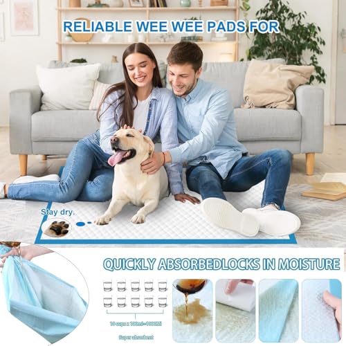 XXXXL Puppy Pee Pads for Dogs 36"x47" 30 Count