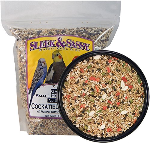 Garden Small Hookbill No Sunflower Bird Food for Lovebirds (4 Pound (Pack of 1))