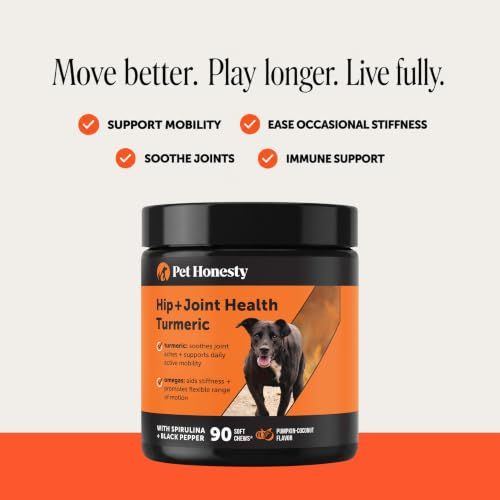 Turmeric Hip and Joint Supplement for Dogs (90 Count)