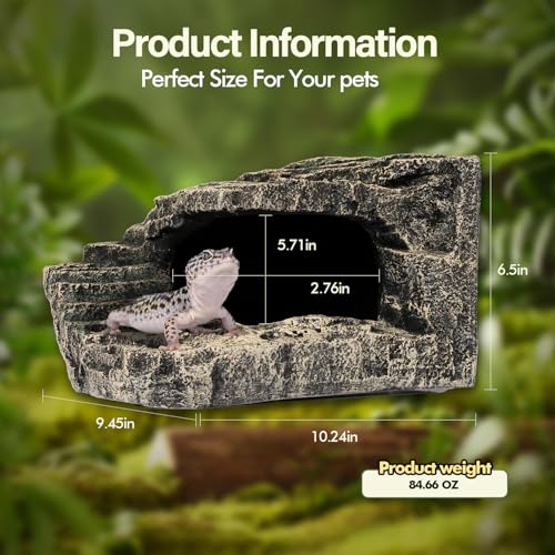 Reptile Hide Great for Geckos (Stone / A-Xlarge)