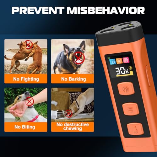 Dog Bark Deterrent Device (1 Pack Orange)