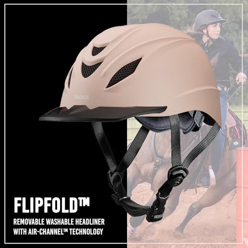 Intrepid Saddle Horse Riding Helmet (Small / Pink Blush Duratec)