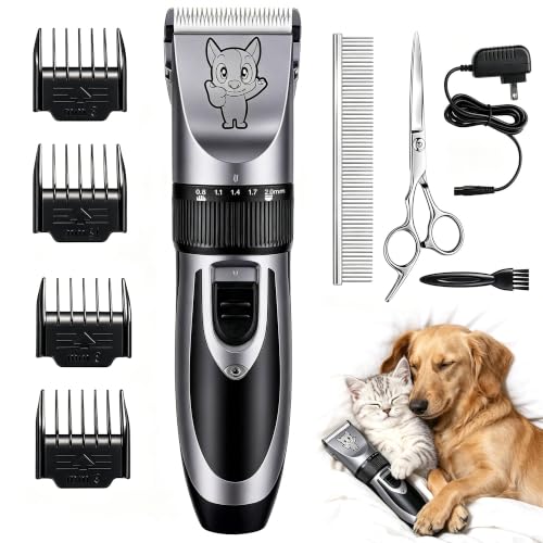 Dog Clippers for Grooming Low Noise (Grey)