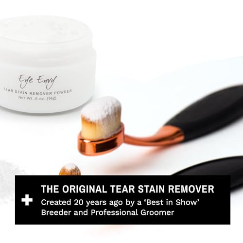 Tear Stain Remover Powder for Dogs and Cats. Natural (Small 0.5 oz)