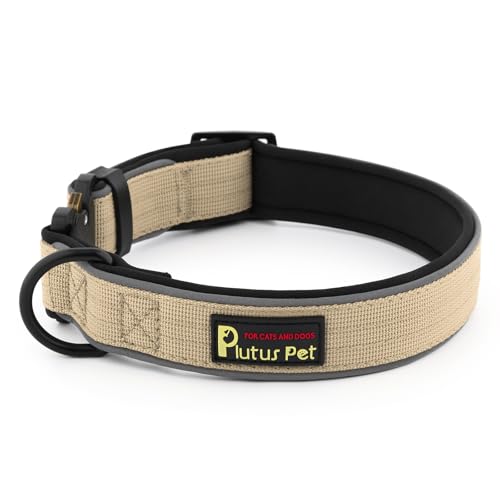 Tactical Dog Collar (L / Beige)
