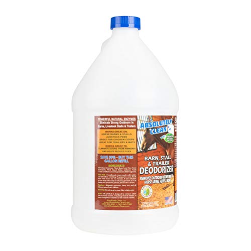 Barn, Stall, or Horse Trailer Deodorizer, Natural-Based Cleaning Spray (128oz) (128oz)