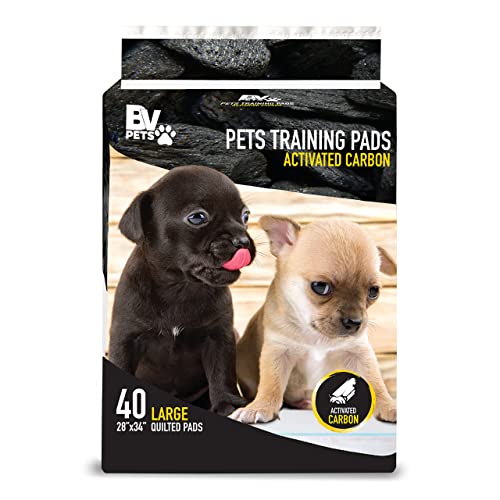 Charcoal Puppy Pads XL 40 Count 34"x28" (XL / 40-Count (Charcoal))