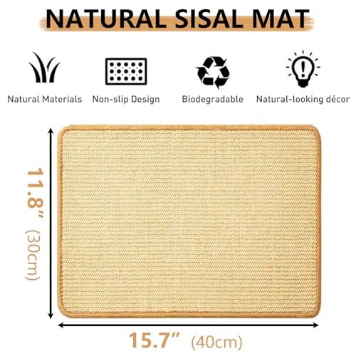 4PCS Rabbit Scratch Mat (16"x12")