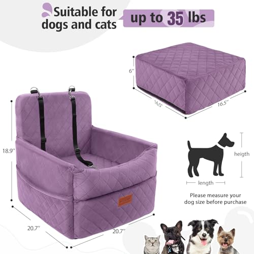 Small Dog Car Seat (Purple)