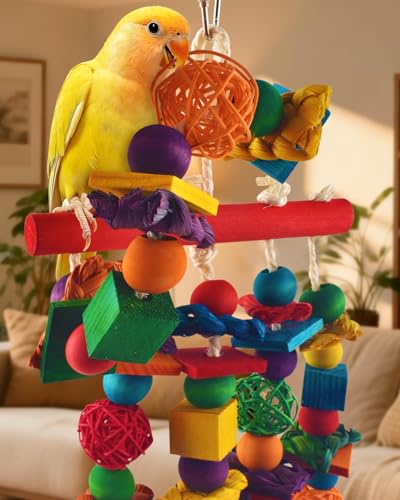 Bird Toys 3PCS Parrot Foraging Hanging Toy (3 PCS)