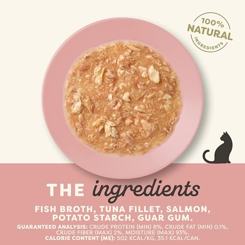 Tuna & Salmon in Gravy Wet Cat Food 24 (2.47 Ounce (Pack of 24))