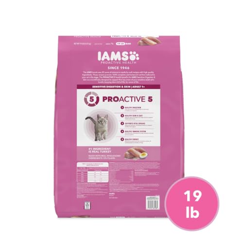 Proactive Health Sensitive Digestion Dry Cat Food (19 Pound (Pack of 1))