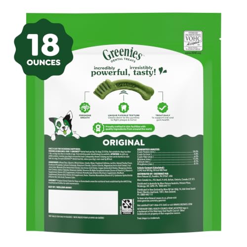 Regular Dental Dog Treats (18 Count (Pack of 1))