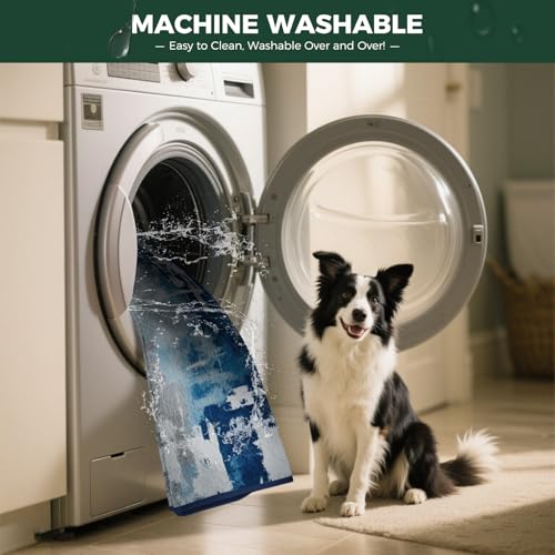 Washable Pee Pads for Dogs (Tie-dye Blue / 17" x 23" (2 Packs))