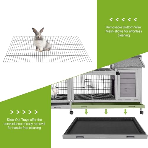Rabbit Hutch Outdoor with Run