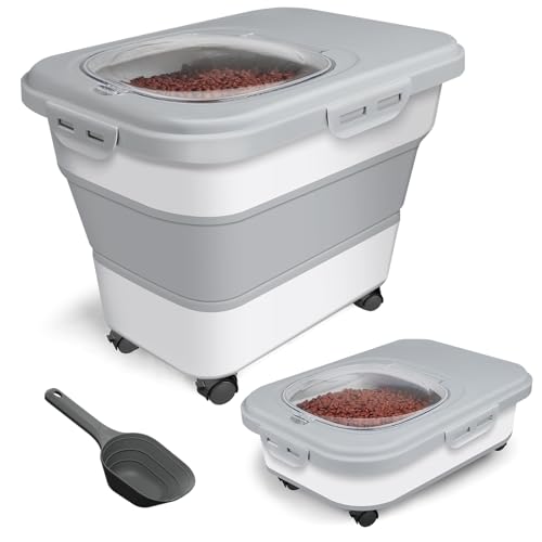 Dog Food Storage Container (Grey / Medium)