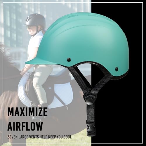 Sport 2.0 Injection Molded Horse Riding Helmet (Mint / Medium)