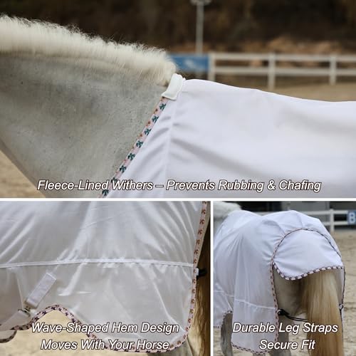 Breathable and UV Protective Tear (White - Curvy Fit / 81 in)