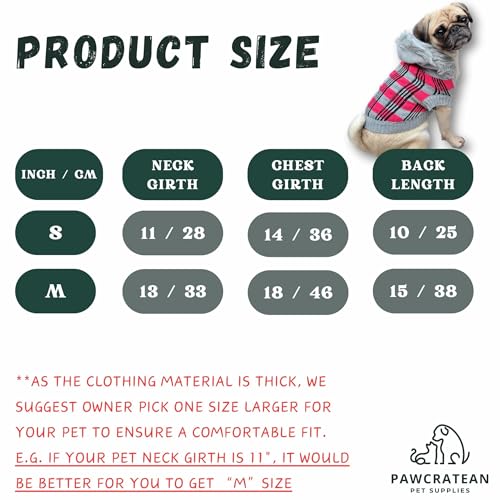 Cute Sweater for Dogs and Cats Soft Flannel Pet Outfit Warm and Cozy Animal Hoodie Small to Large Pet Clothes for Halloween Parties and Everyday Wear (Small)