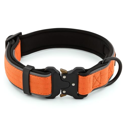 Tactical Dog Collar (M / Orange)