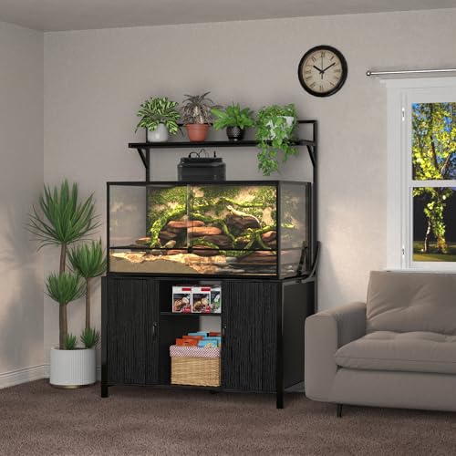 48"x24" Reptile Tank Stand (Black / 48" x 24")