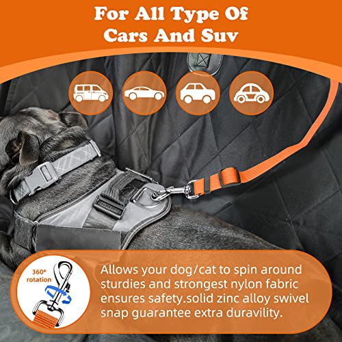 Dog Seat Belt for Car (Orange)