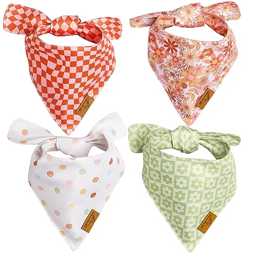 Daisy Spring Dog Bandanas Large (Large)
