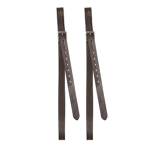 Exion Horse Stirrup Leathers for English Saddle (Havana / 145 cm / 58")