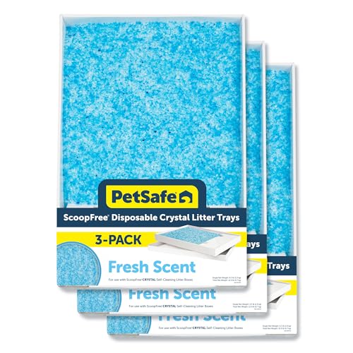 ScoopFree Disposable Crystal Cat Litter Tray (3-Pack)
