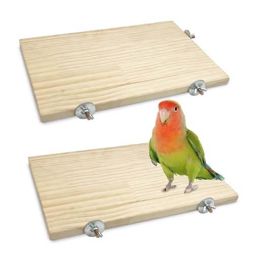 11.8 x 7.8 Inches Large Bird Perch (11.8x7.8in,2PCS)