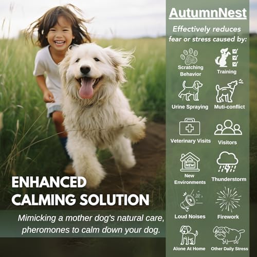 Dog Pheromone Calming Diffuser Kit (6 packs - Duck Diffuser)