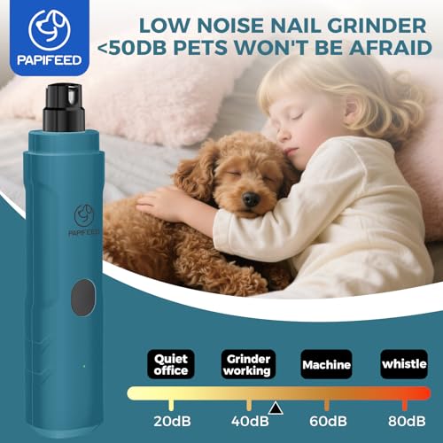 Dog Nail Grinder with LED Light (Blue Set)