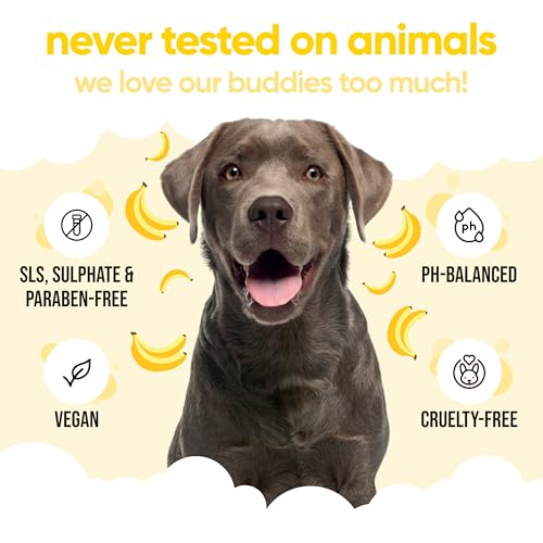 Banana Dog Shampoo by Buddycare (16.9oz)
