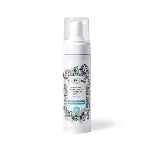 Rinse Free Deodorizing Dry Shampoo for Dogs & Cats (6 ounces)