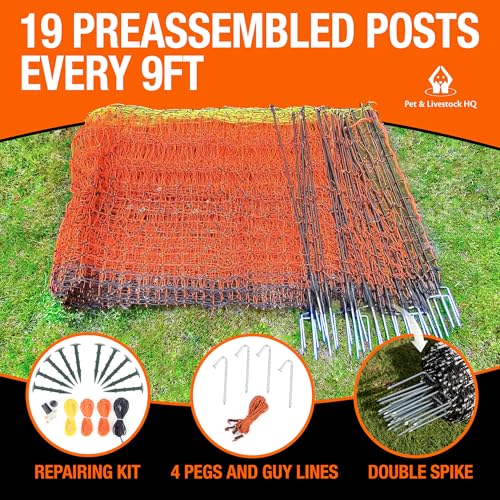 Electric Fence Poultry Netting 41" x 164' (41" x 164')