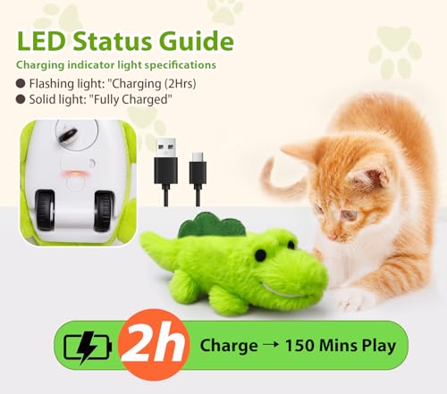 Interactive Cat Toys for Indoor Cats (Plush)