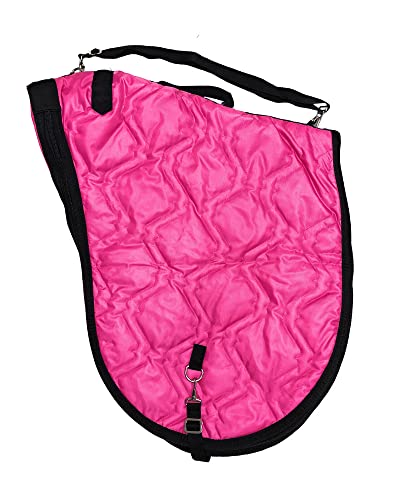 English Padded Saddle Carrier (Turquoise)