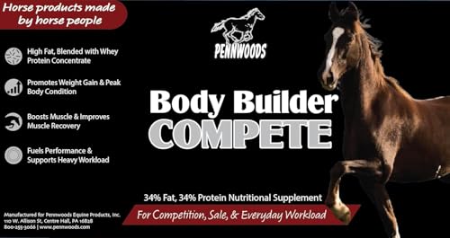 Body Builder Compete Horse Weight Gain Supplement 22 lb Bag (22lb)