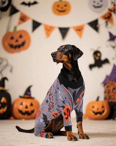 4 Pack Fleece Dog Pajamas Warm Halloween for Extra Large Dogs (XX-Large)