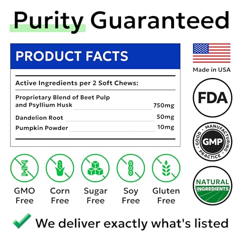 Dog Anal Gland Treatment Chews (Gland Guard / 240Ct Bacon)