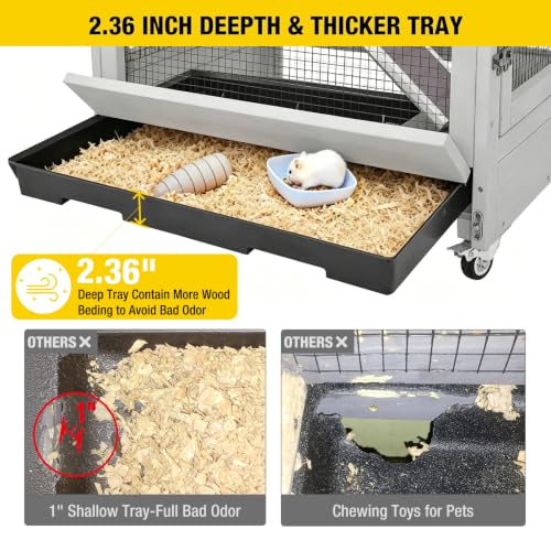 Ferret Cage Chinchilla Cage for Rat (27.6"L x 20.0"W x 55.2"H)