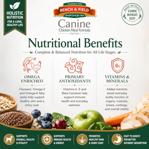 Holistic Premium Dry Dog Food (6.6 Pound (Pack of 1))