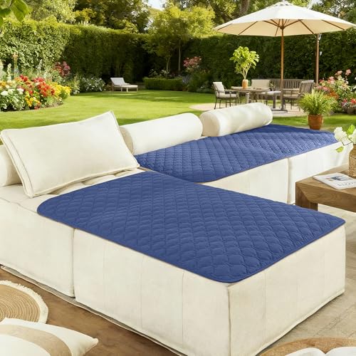Waterproof Blanket for Dogs (40x50 Inch (Pack of 1) / Dark Navy/Light Navy)