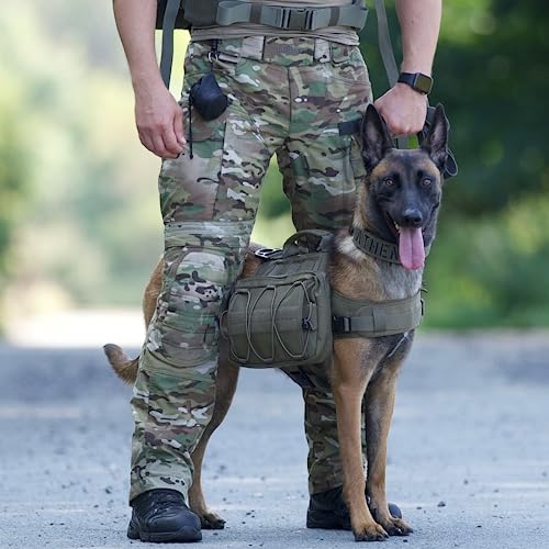 Dog Backpack for Medium & Large Dogs (Green / Medium)