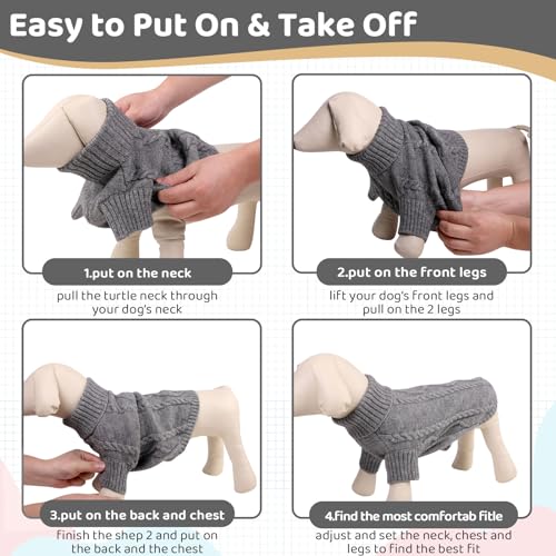 XL Dog Sweater (X-Large / Slate Grey)