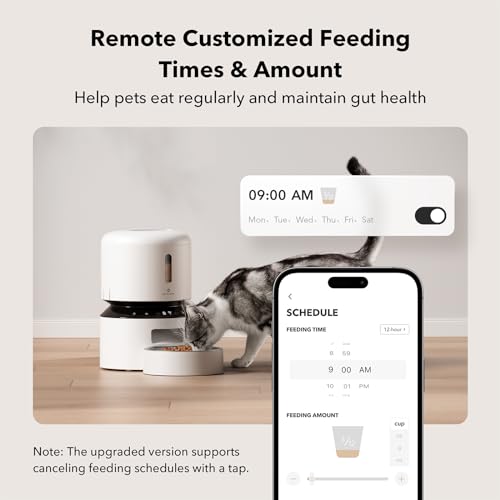 Automatic Cat Feeder (White / 3L-with WiFi)