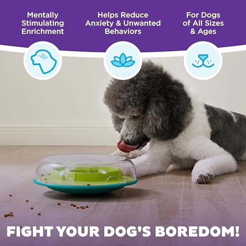 by Nina Ottosson Wobble Bowl Slow Feeder Dog Puzzle (One Size)